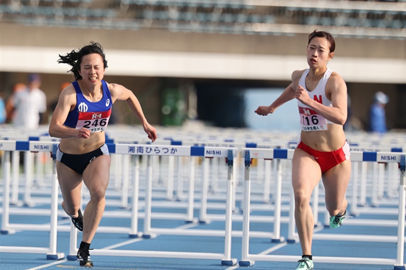 100mH島野真生が学生歴代2位の13秒10で初V 「優勝を報告できることはうれしい」 ／日本学生個人
