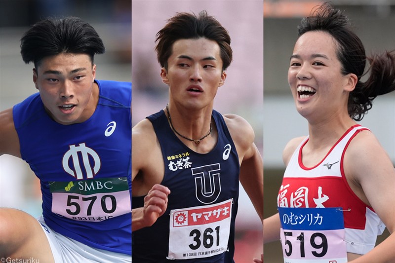 日本学生個人にパリ五輪代表の栁田大輝らエントリー 110mH阿部竜希、前回2冠の山形愛羽ら