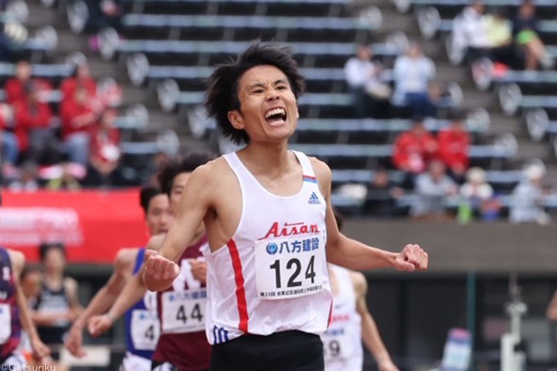 3000m障害・新家裕太郎が制し「感情がこみ上げた」アジア選手権代表に前進／金栗記念