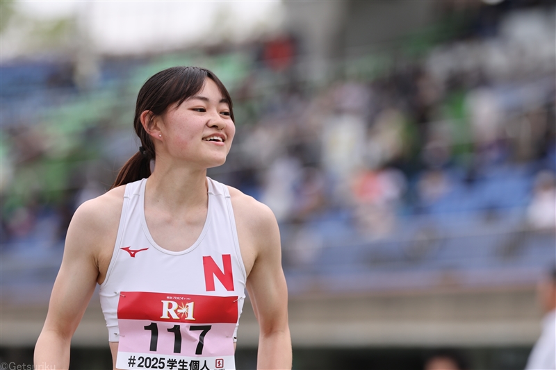 乙津美月が女子走幅跳6m33で逆転V!! 男子110mH阿部竜希は東京世界陸上標準突破／日本学生個人