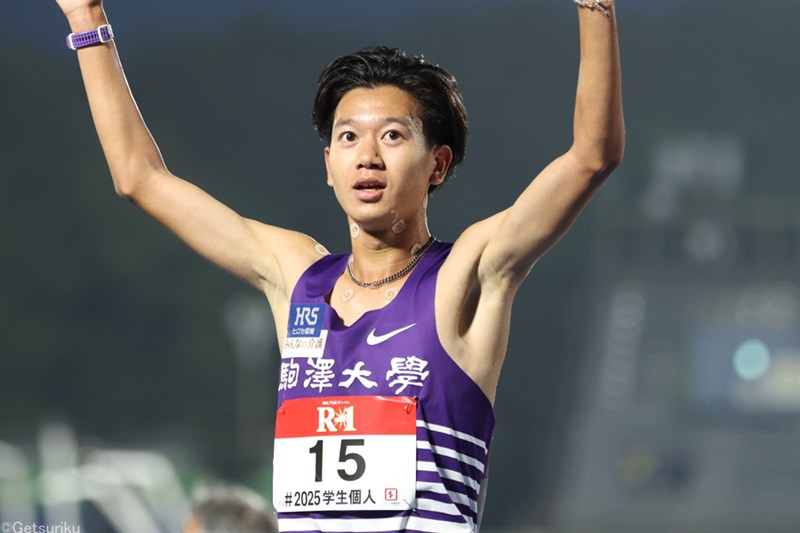 選考レース10000m伊藤蒼唯が強烈スパートでトップ！ 「1番を取れてすごくうれしい」／日本学生個人