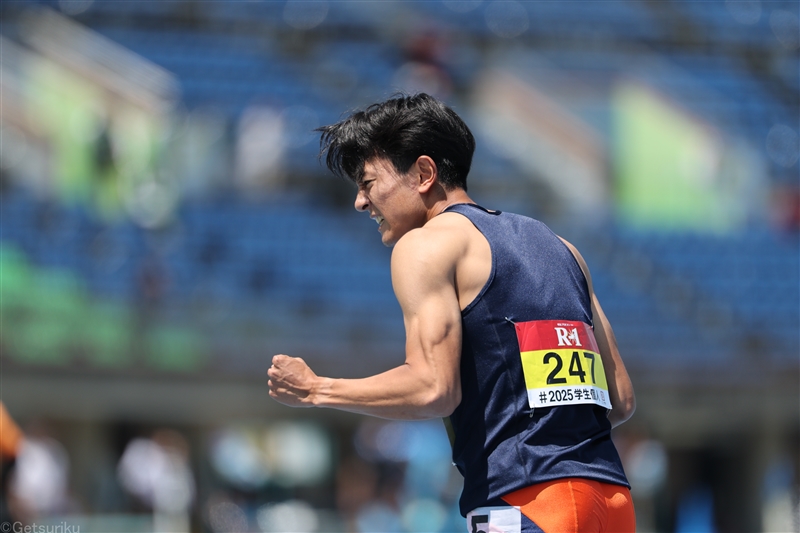 男子400mH髙橋遼将が大会記録に迫る49秒41で優勝！ 800m落合晃が東京世界陸上へ前進／日本学生個人