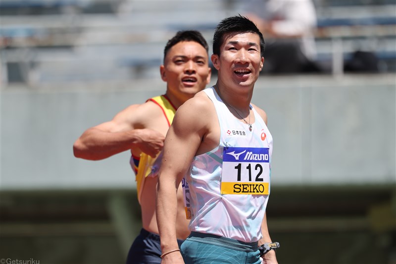 100m桐生祥秀が予選で10秒06!!惜しくも追い風参ながら快走／織田記念