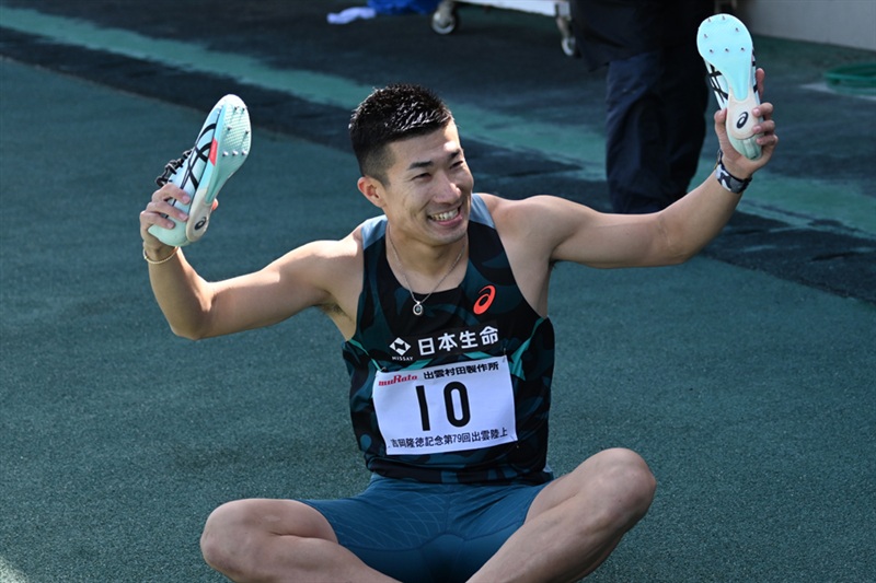 桐生祥秀は10秒28で総合3位 「一戦一戦、調子を上げていきたい」／出雲陸上