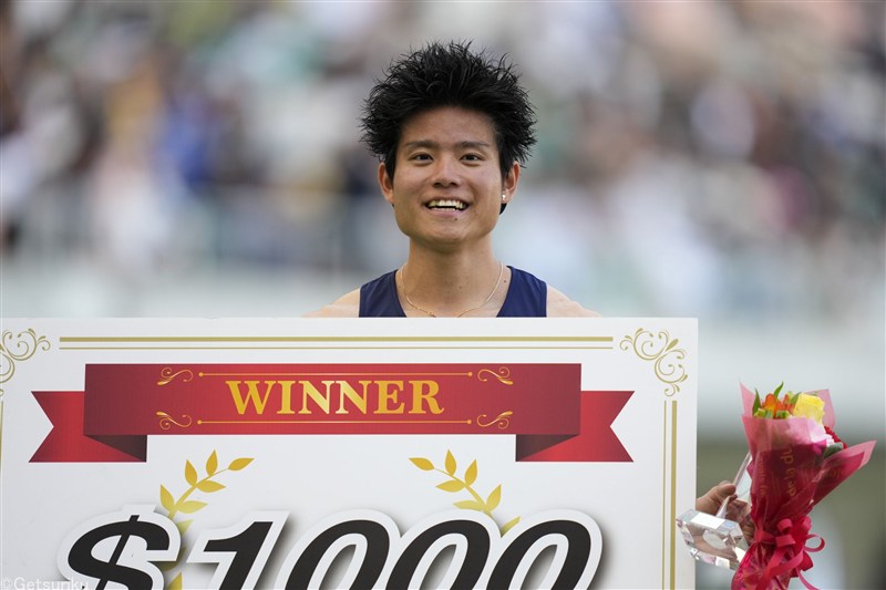 400m平川慧が学生歴代5位の45秒28！驚きの自己新に「怖い」も「45秒台を安定して」／静岡国際