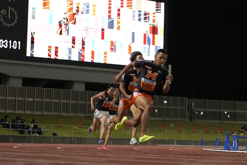 男子1部4×100mリレーで法大、東学大が再レース 予選の抗議を受けて／関東IC