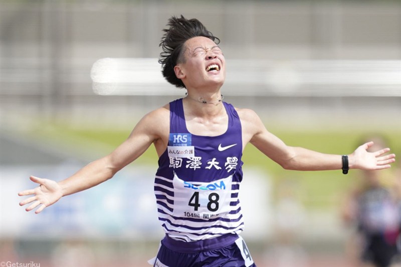 2部ハーフ・帰山侑大がロングスパートでV！ 最初で最後の舞台「良い思い出になった」／関東IC