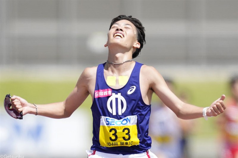 順大・森本喜道が3位！転倒ものともせず「初めての表彰台の景色を噛みしめたい」／関東IC