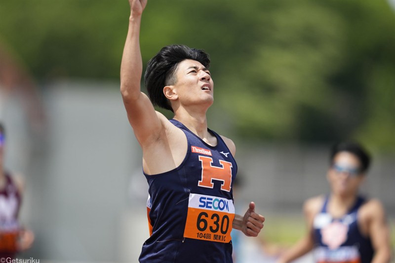 ユニバ代表・髙橋遼将が自己新49秒07で初のインカレタイトル！「優勝できてうれしい」／関東IC