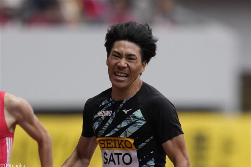 400m・佐藤風雅が今季ベスト45秒23で2位「加速を生かせたら0.5秒縮められる」／セイコーGGP