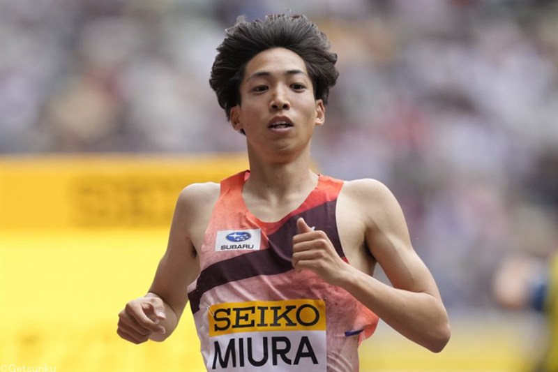 3000m障害・三浦龍司が8分18秒96で快勝！コンディション不良明け初戦で「だいたいオッケー」／セイコーGGP