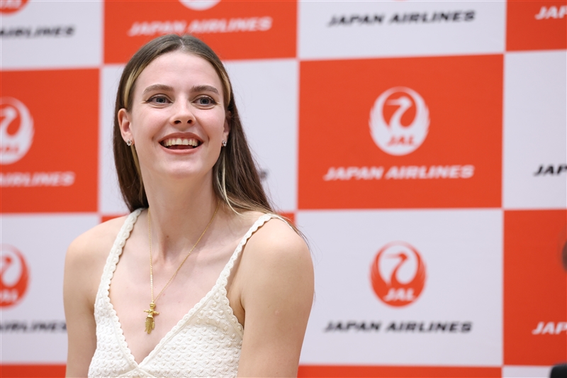 ウクライナの妖精マフチフ「情熱を傾けられるものを見つけて」戸邉直人との走高跳豪華対談で若者へのメッセージ