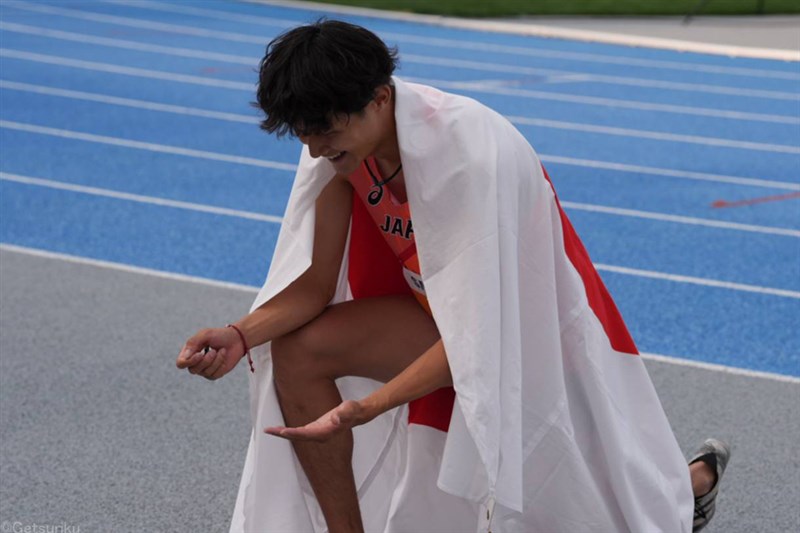 200ｍ鵜澤飛羽が20秒12で初連覇!!!「強さを証明する大事な場」で日本歴代4位の快走／アジア選手権