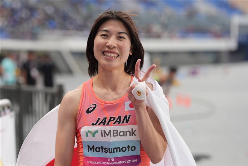 400m・松本奈菜子が日本勢金メダル第1号！52秒17のセカンドベストで日本勢16年ぶり快挙／アジア選手権