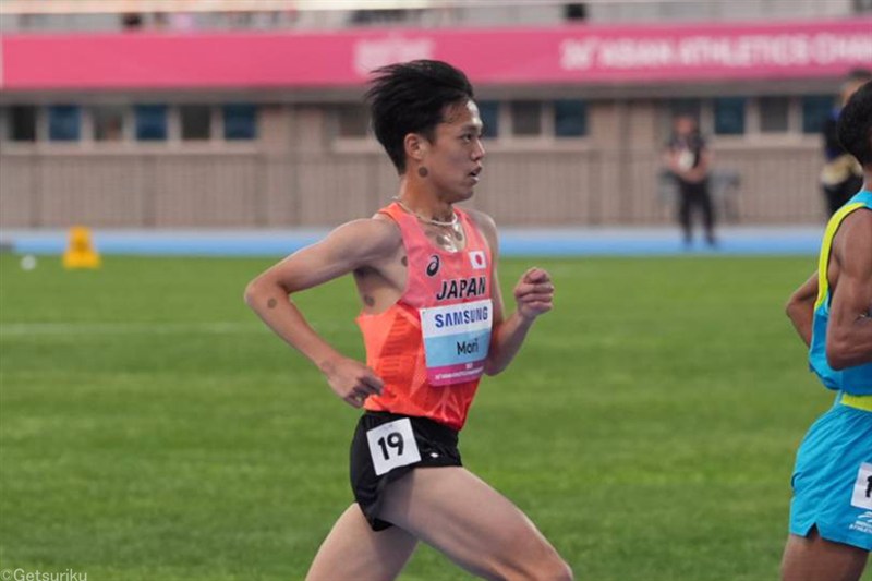 森凪也が5000m13分25秒06で銅メダル！ ラストスパートで届かず「悔しいのが一番」／アジア選手権