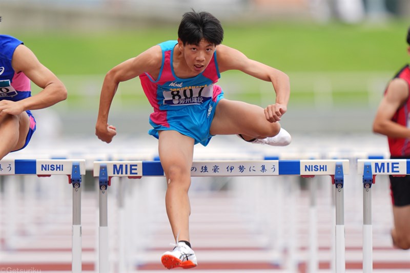 【男子110mH】木村立樹（桜浜中2） 14秒29＝中2歴代5位