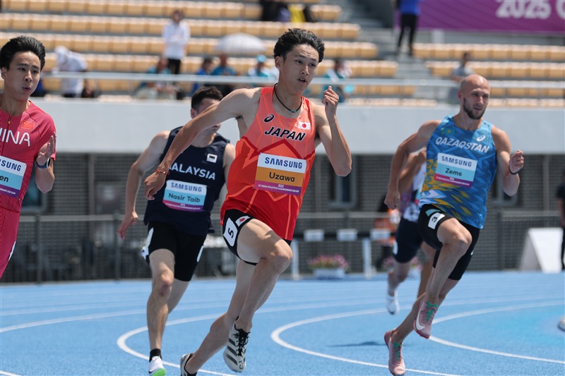 男子200m飯塚翔太、鵜澤飛羽ともに1着通過 午後の準決勝に進出／アジア選手権