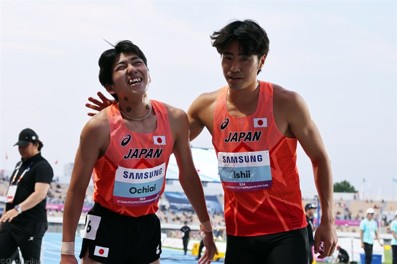 800m石井優吉が4位、落合晃5位！学生コンビがダブル入賞／アジア選手権