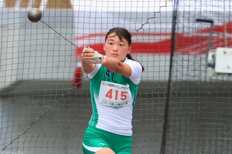 河戸咲希ハンマー投53m34の県高校新 野見山寧祢200m23秒97の大会新 岩坂レオンやり投2連覇／IH愛知県大会