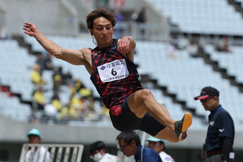 走幅跳・橋岡優輝が8m19!!追い風参考に「跳ばされた」徐々に手応えつかむ／木南記念