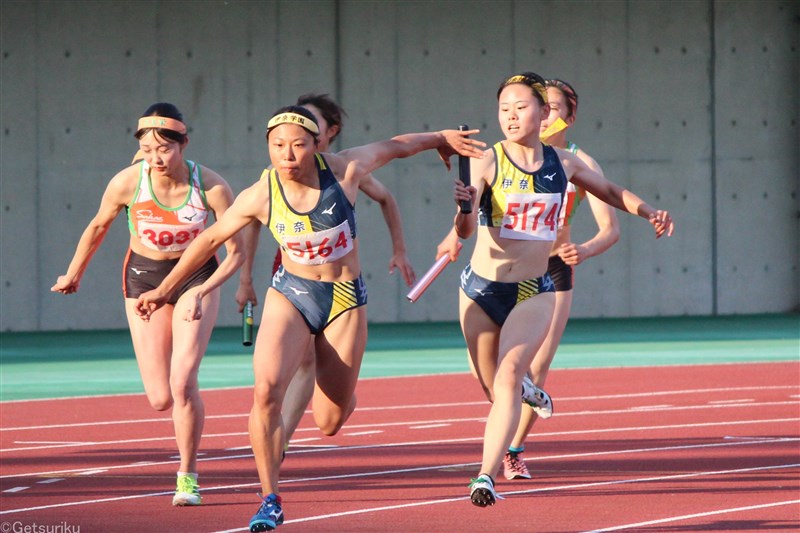 伊奈総合女子両リレー優勝 渡邊紗莱が棒高跳3m95の県高校新 男子対校は川口市立6年ぶりV／IH埼玉県大会