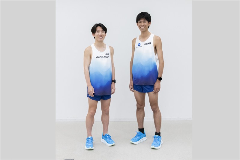 コニカミノルタが新ユニフォーム発表！白とブルーで「夜明け」をイメージ 東日本実業団でお披露目