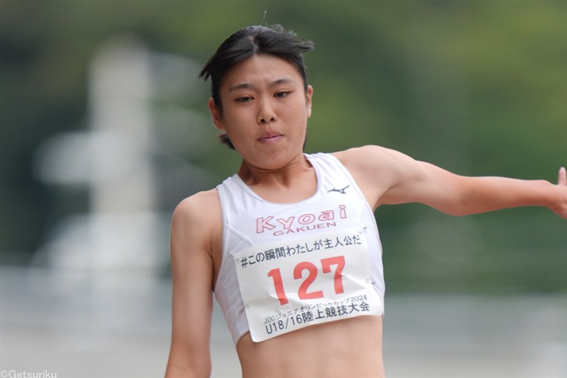 菅野翔唯100m10秒45で24年ぶり大会新！成澤柚日が走幅跳、三段跳、4×100mRの3冠／IH群馬県大会