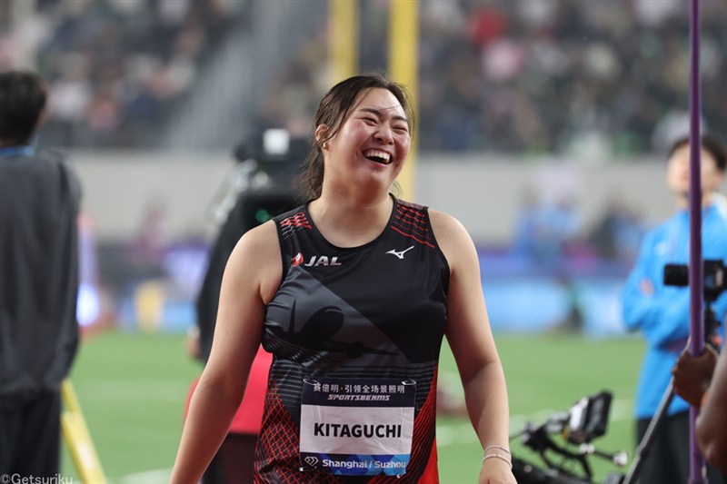 やり投・北口榛花の今季初戦は4位「1本が出なかった」土壇場3回目に60mオーバーで順位上げる／DL柯橋