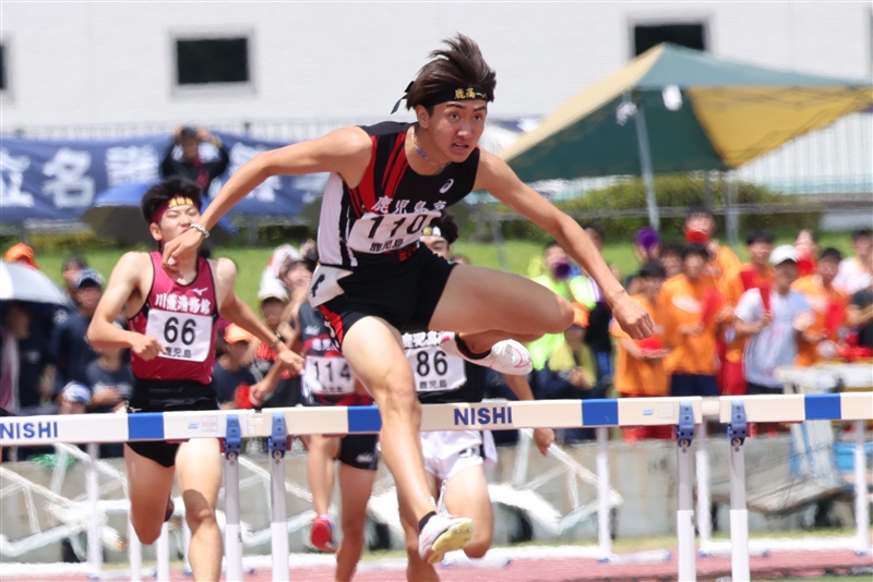 平松希叶が2年連続ハードル2冠 楠田ゆうなは400mH11年ぶり大会新＆100mH大会タイ 神村学園勢が女子中長距離で強さ／IH鹿児島県大会