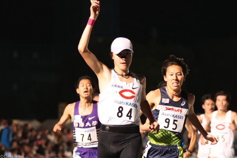 5000m中大・吉中祐太が13分31秒73でD組1着！ 最後の直線で強烈なスパート／GGのべおか