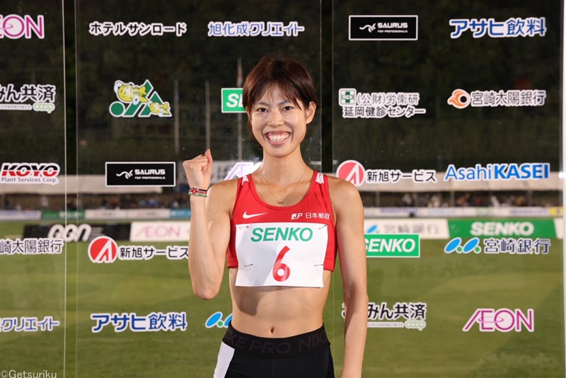 5000m廣中璃梨佳が15分05秒69の快走！ケガから完全復活へ「徐々にキレが上がってきている」／GGのべおか