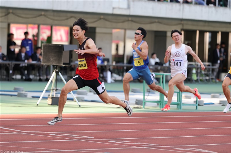 200m鵜澤飛羽が20秒05wの快走 フロレスが400m51秒71、落合晃と久保凛もそろって好記録／静岡国際