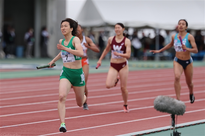 女子4×400mR青学大が2年ぶりV 両リレー同時優勝初！ 男子は東洋大がV／関東IC
