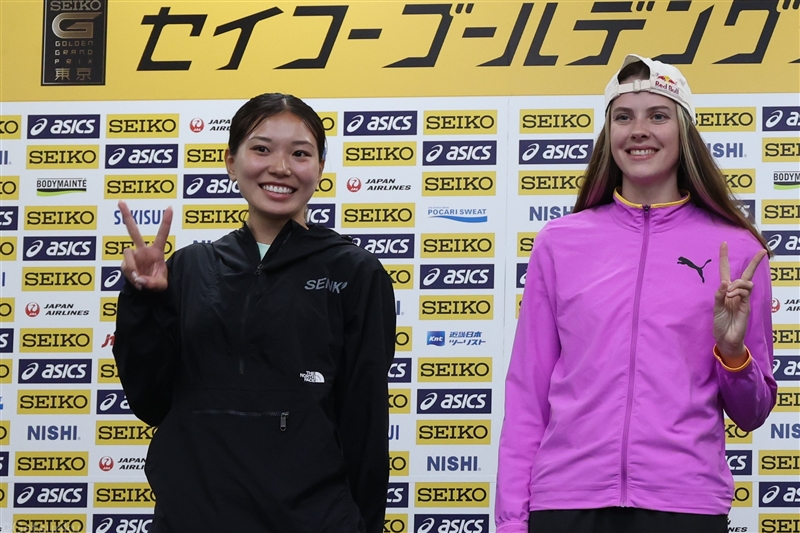 走高跳・髙橋渚が初国立「1m90以上狙いたい」女王マフチフと競演「楽しみ」／セイコーGGP