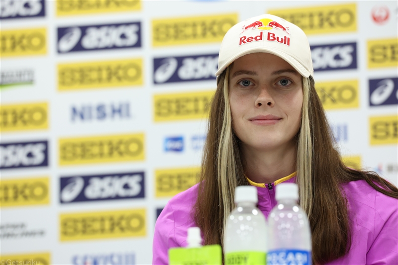 女子走高跳世界記録保持者・マフチフ「信じられないぐらいのパフォーマンスを」／セイコーGGP