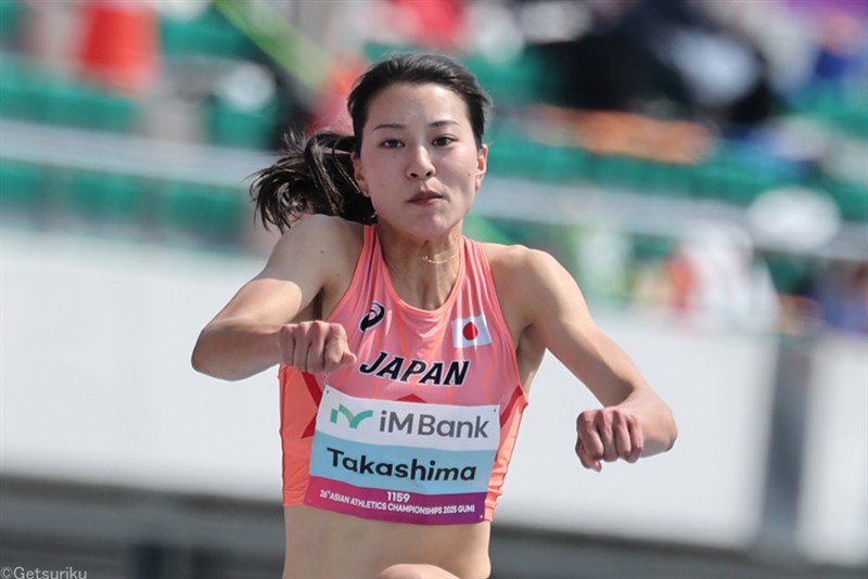 三段跳・髙島真織子は4位 メダルにあと1cmながら「順位よりも……」13m64の記録に悔し涙／アジア選手権
