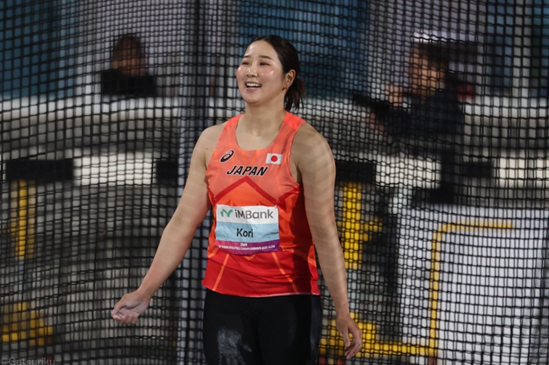 円盤投・郡菜々佳 56m48で悲願のメダル「悔しさとうれしさ」の涙／アジア選手権