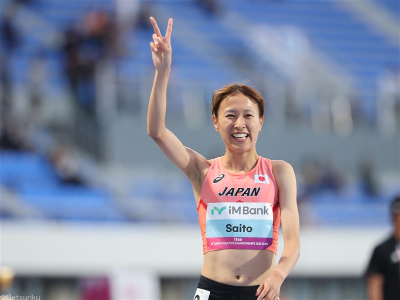 3000m障害4位・齋藤みうが日本歴代2位の9分38秒16！ 「日本選手権で日本記録が出るように」／アジア選手権