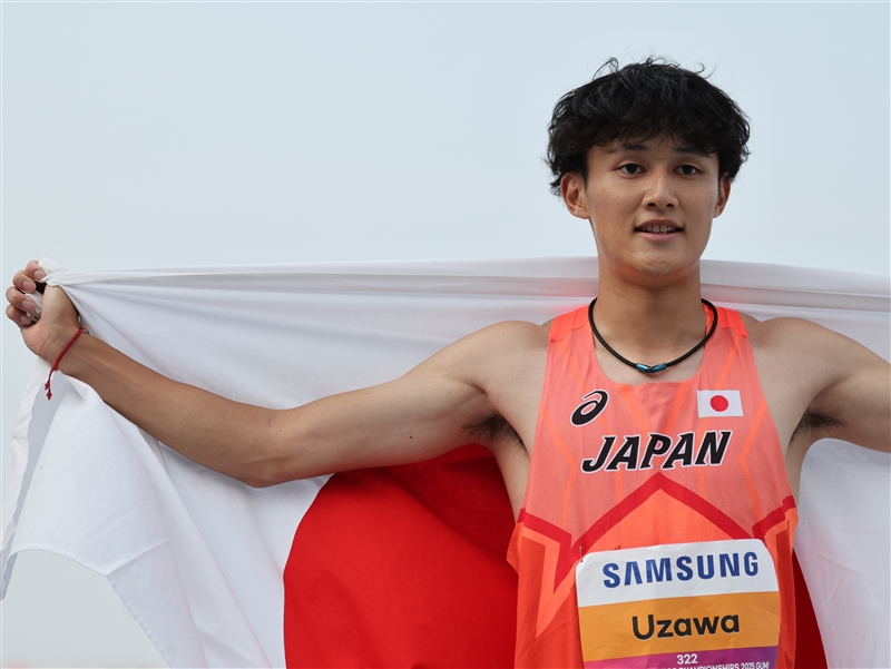 200m・鵜澤飛羽が20秒12でV2！ 800m・久保凛は2分00秒42で銀メダル 日本は金5、銀11、銅12／アジア選手権