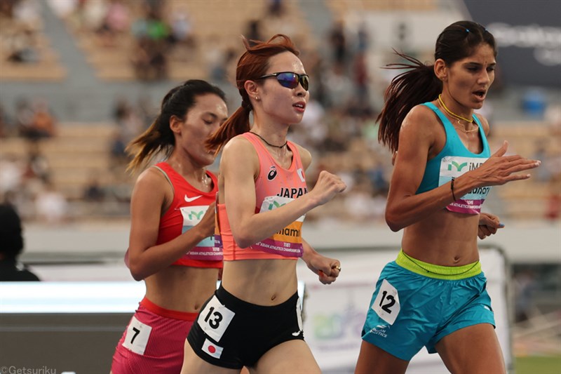 5000m2大会連続メダルの山本有真「ラストがむしゃらに走って」15分16秒86の銅／アジア選手権
