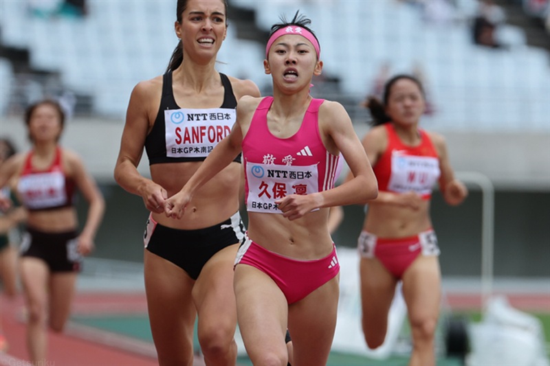 久保凛は2分02秒29の2位に号泣「母の日に花束を持って帰りたかった」／木南記念