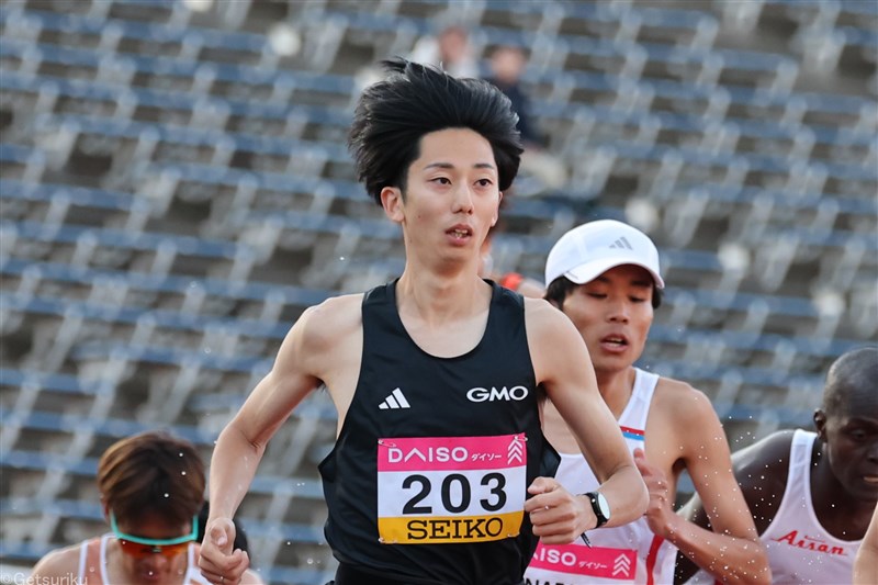 小原響が3000m障害で8分22秒64の日本歴代8位！セイコーGGPに続く自己新マーク