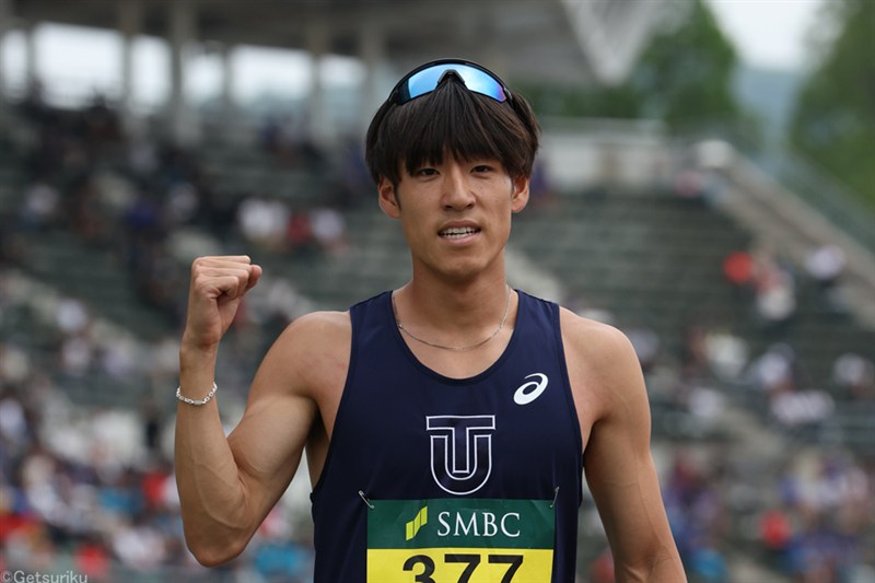 400mH・小川大輝がパリ五輪代表の貫禄！48秒95で2年ぶりV「日本選手権で東京世界陸上標準突破と優勝を」／日本IC