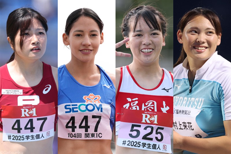 【日本インカレ女子みどころ】フロレス・アリエ軸に短距離、リレーが盛況！100mH12秒台対決なるか