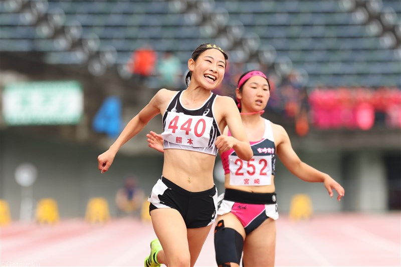100mで好走！女子は佐美三ひなた11秒79、安田夢雄生29年ぶり大会新 やり投はインターハイ2位の大山澄海がV／IH南九州