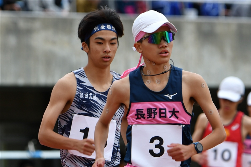 5000m競歩・井上俊弥が20分38秒92でV2 100mH13秒98の阪真琴は4冠達成 長野東の都大路Vメンバー躍動／IH長野県大会