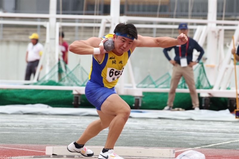 石丸大智が砲丸投3連覇！「16mはいつでも投げられる」東福岡400mオール自己新で上位独占 大森が走幅跳逆転V／IH北九州