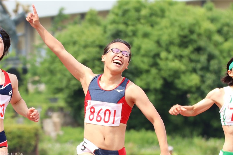 加藤結衣100m&200mの2冠 芦田和佳3000m33年ぶり大会新 学校対抗は洛南、女子は29年ぶり西城陽／IH京都府大会