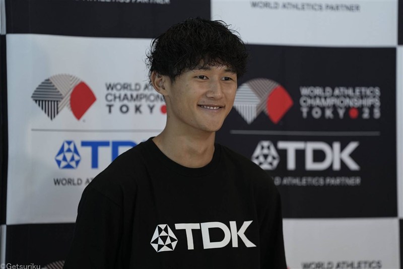 東京世界陸上へあと100日！鵜澤飛羽「世界と戦っている姿を見に来てほしい」TDKアンバサダーとして決意