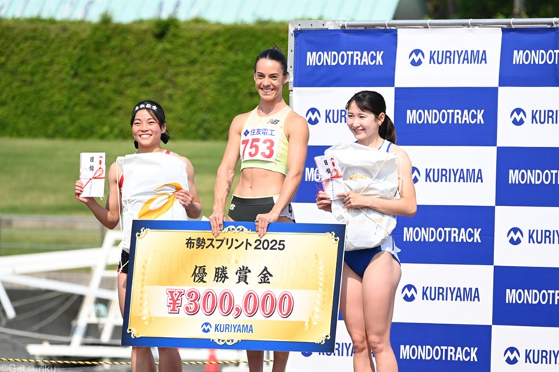 地元高校生・前田さくらが11秒39wの激走！100mH寺田明日香は12秒84w 混戦の男子100mは27歳・宮城辰郎がV／布勢スプリント